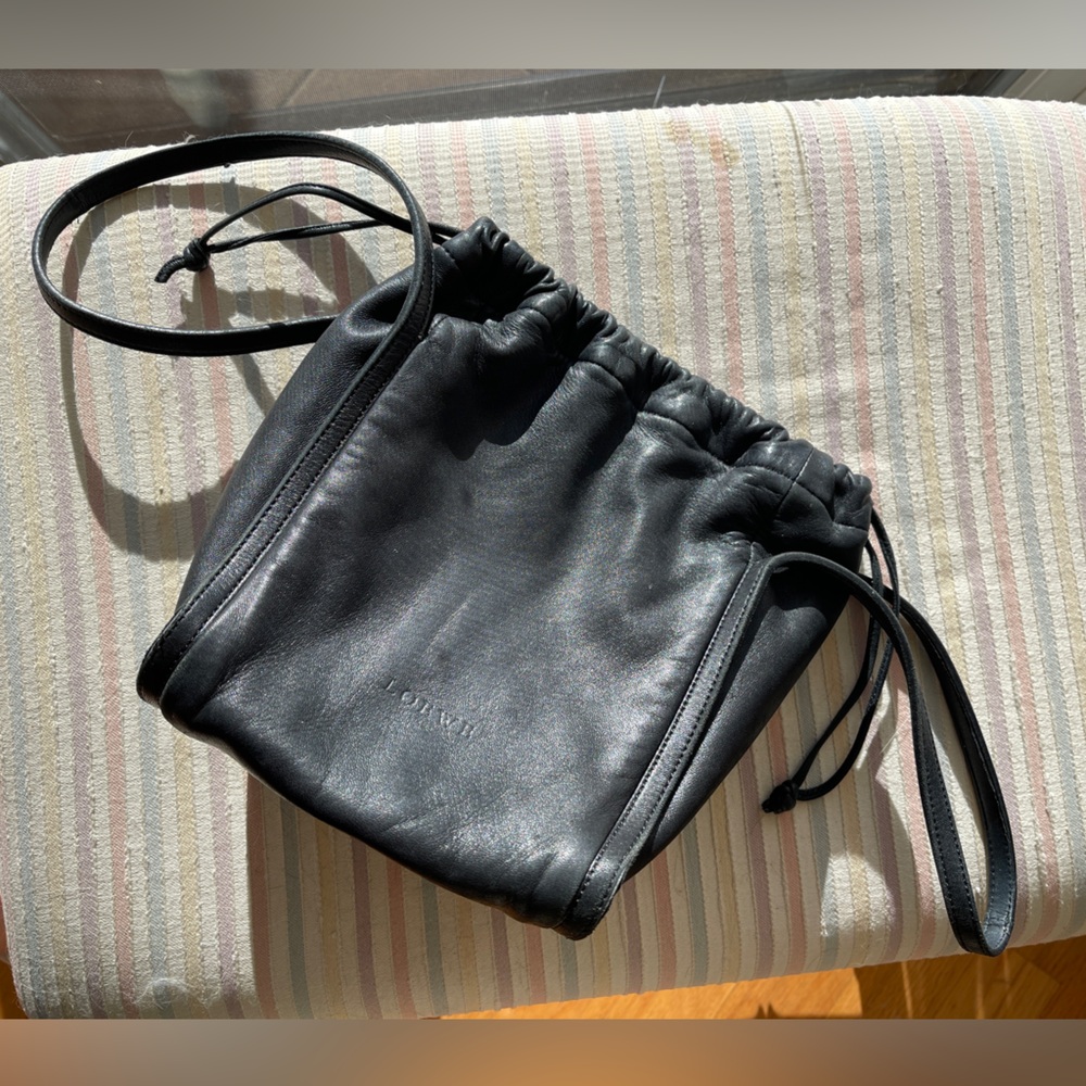 Vintage Loewe Leather Bucket Bag